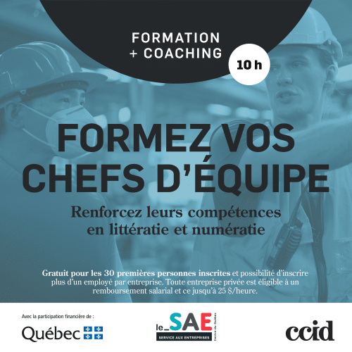 Littératie et numératie pour chefs d'équipe